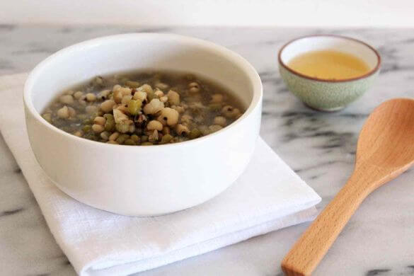 Soupe de haricots Mungo